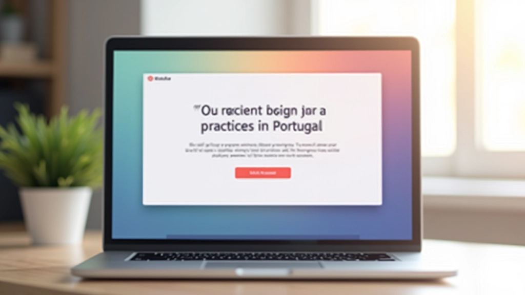 Exemplo de layout de landing page com destaque para posicionamento de botão CTA no hero section