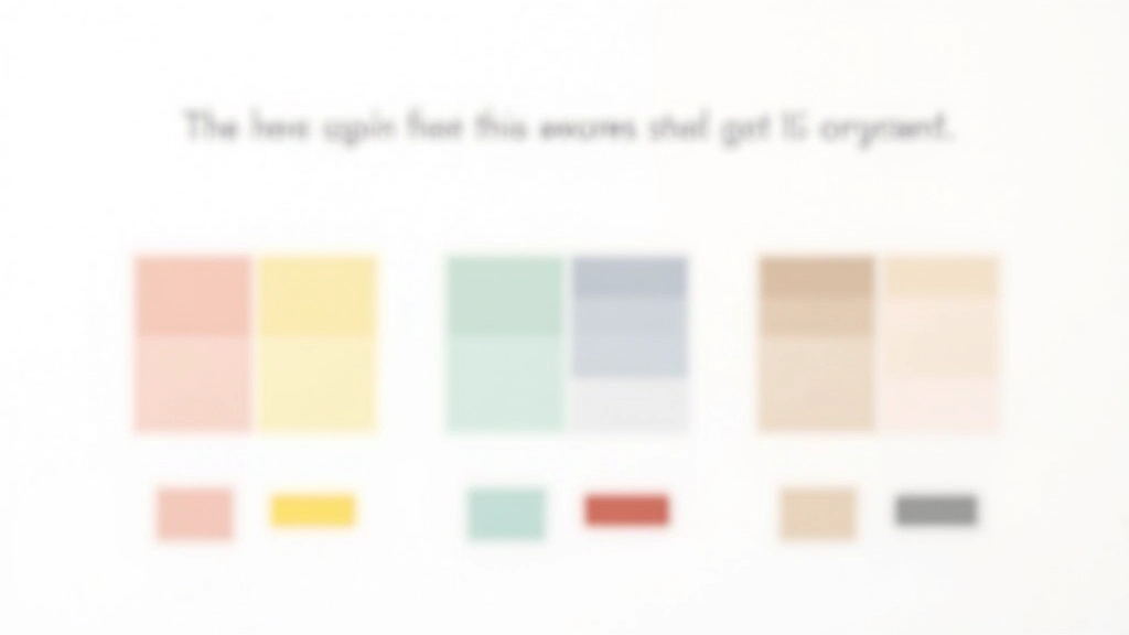 Paleta de cores para botões CTA com exemplos de bom e mau contraste