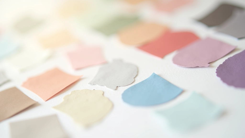 Paleta de cores para design de landing page mostrando cores primárias, secundárias e neutras bem organizadas